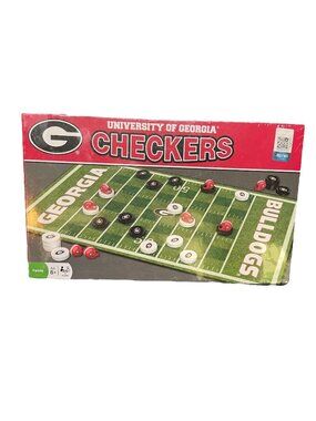 University Of Georgia Bulldogs Football Checkers Board Game Brand New Sealed UGA